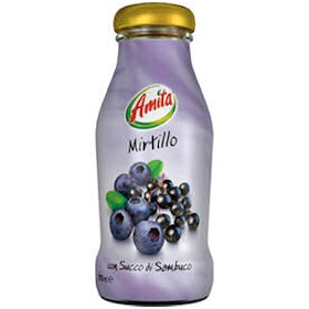 SUCCO DI FRUTTA 'AMITA' MIRTILLO ML.200